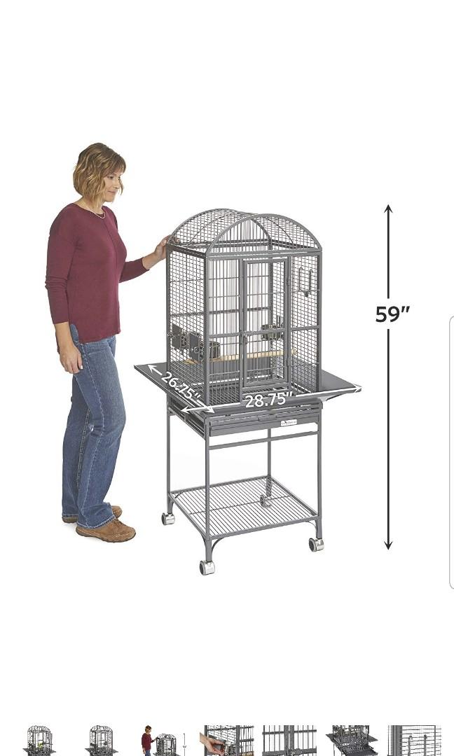Midwest Homes For Pets Nina Bird Cage Platinum Dome Top Mimbarschool Com Ng