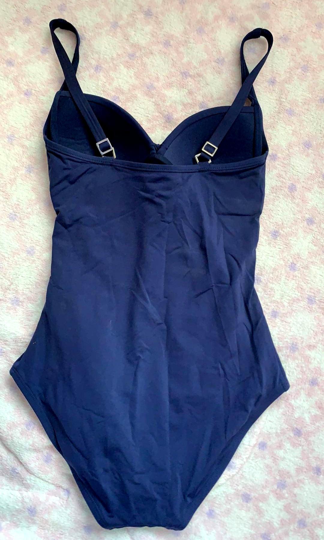 M&S NAVY BLUE SWIMSUIT, Women's Fashion, Activewear on Carousell
