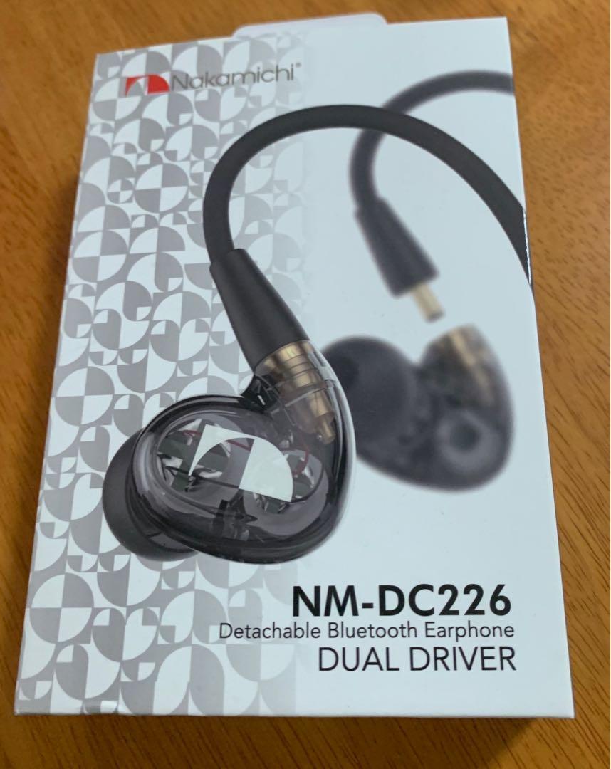 Nakamichi DC226 Detachable Dual Driver Bluetooth Version 5.0 Earphones