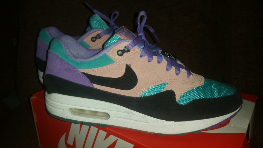 Nike air max 1 cheap blue have a nike day