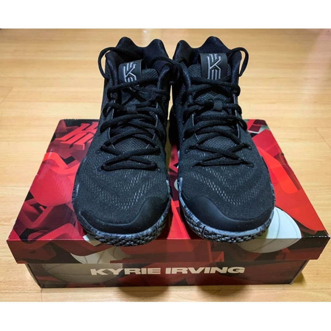 kyrie 4 triple black