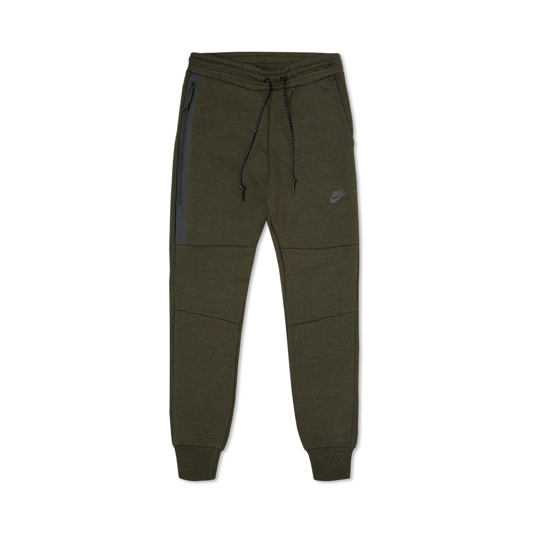 nike tech fleece pants olive green