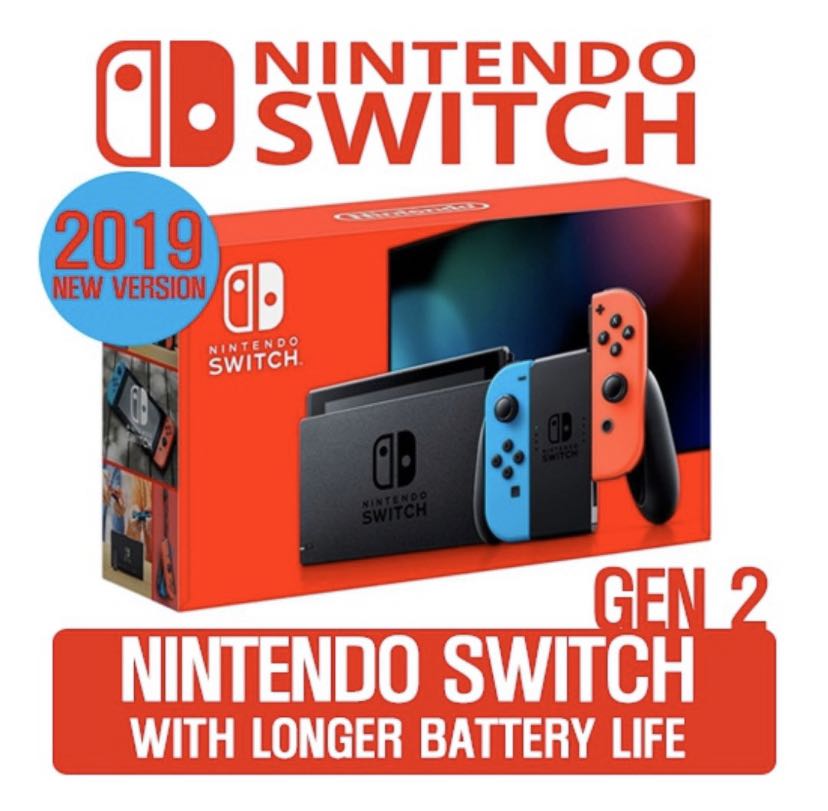 Nintendo Switch Console GEN 2, Video Gaming, Video Game Consoles