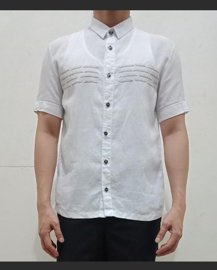 Onesimus Polo Barong Men s Fashion Tops Sets Formal Shirts on