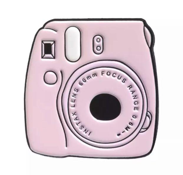 Pink Polaroid Instax Enamel Pin, Hobbies & Toys, Stationery & Craft ...