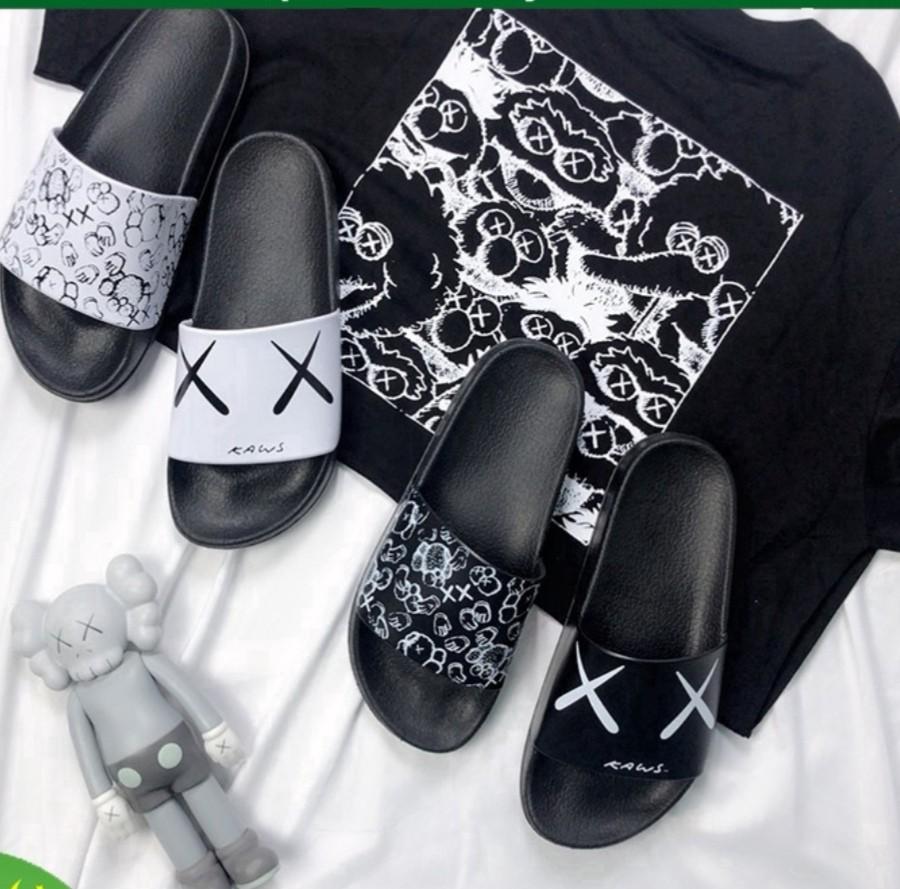kaws sesame street slippers