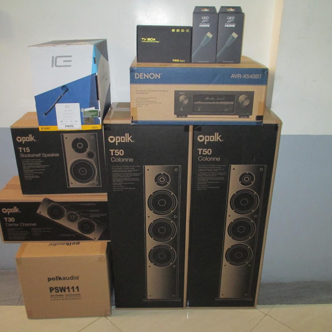 Polk Audio T Series 5 1 Home Cinema With Denon Avr 540bt Home Theater Receiver Audio Soundbars Speakers Amplifiers On Carousell Find denon home theater from a vast selection of receivers & amplifiers. polk audio t series 5 1 home cinema with denon avr 540bt home theater receiver