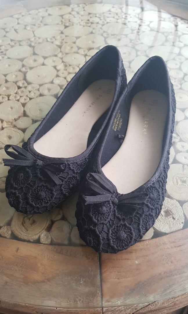 primark black ballet pumps