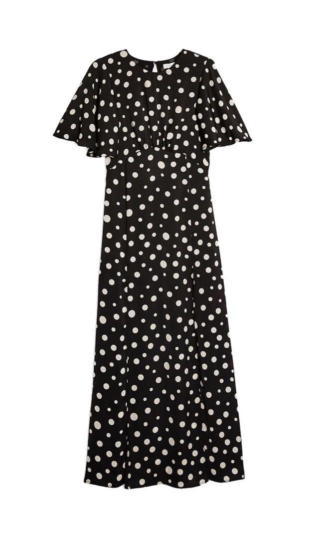 Topshop austin polka dot hot sale dress