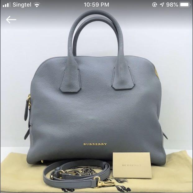 burberry grey bag