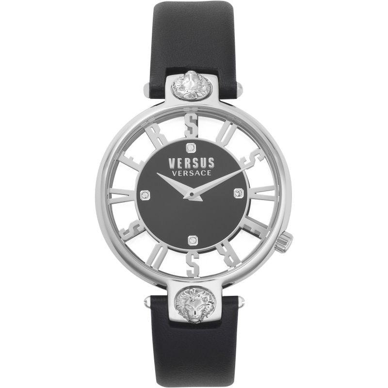 Versace Watch Black Leather Women S Fashion Watches On Carousell