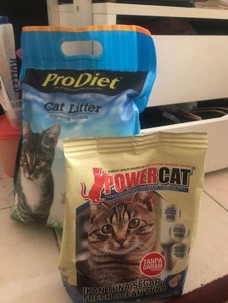 Cat Litter & Cat Food Power Cat