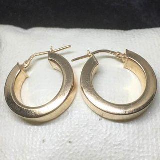 NVE5]Dainty hoop western rosegold earrings sterling silver