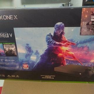 Barely used Xbox One X 4K 1 TB Battlefield V Special Edition Console