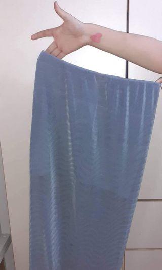 Blue maxi skirt