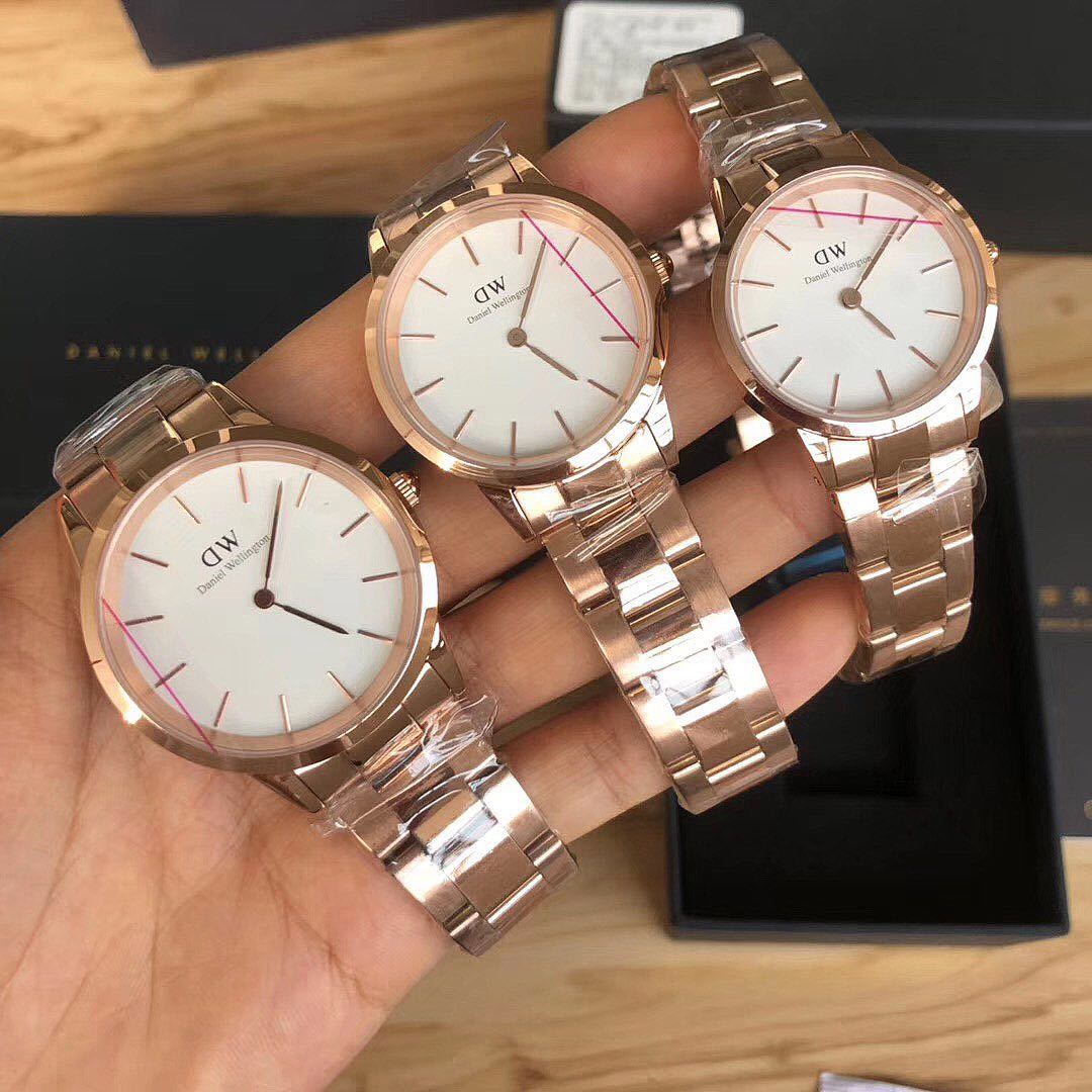 Daniel wellington iconic clearance link rose gold