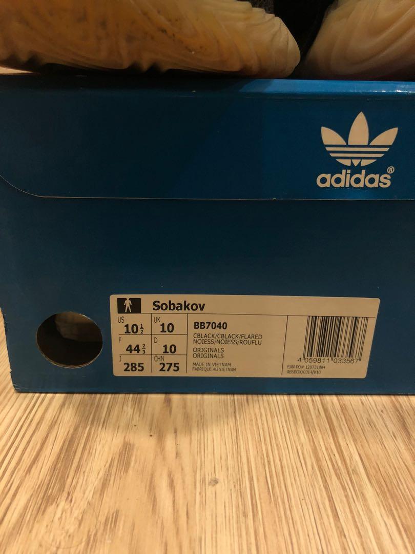 Original Adidas Sobakov Core Black also known as Black Friday