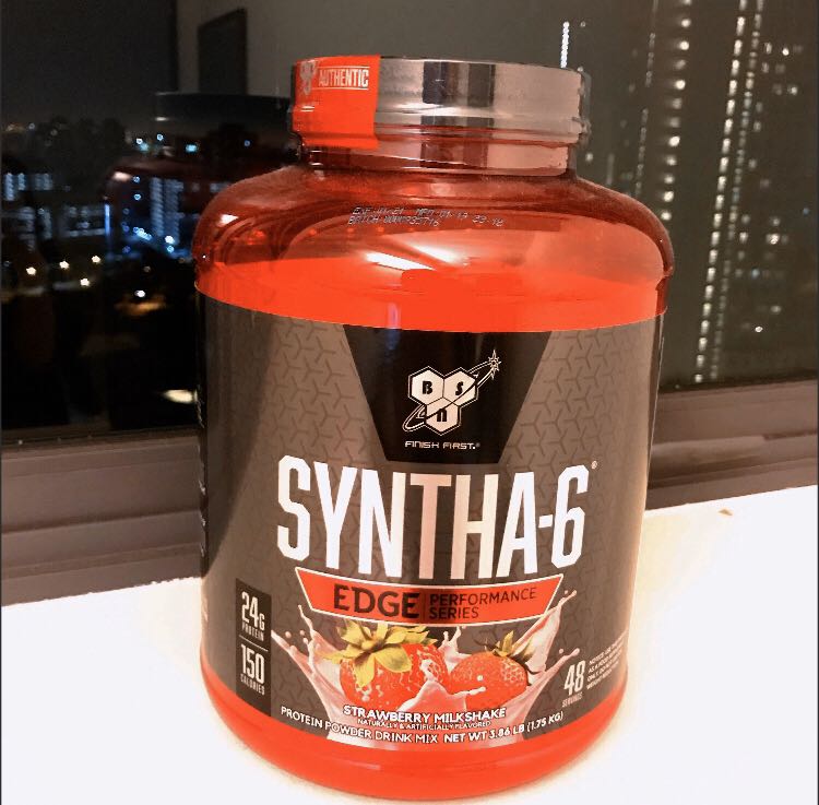 Bsn Syntha 6 Edge Protein 4 Lbs Strawberry Milkshake Sports Weights Gym Equipment On Carousell