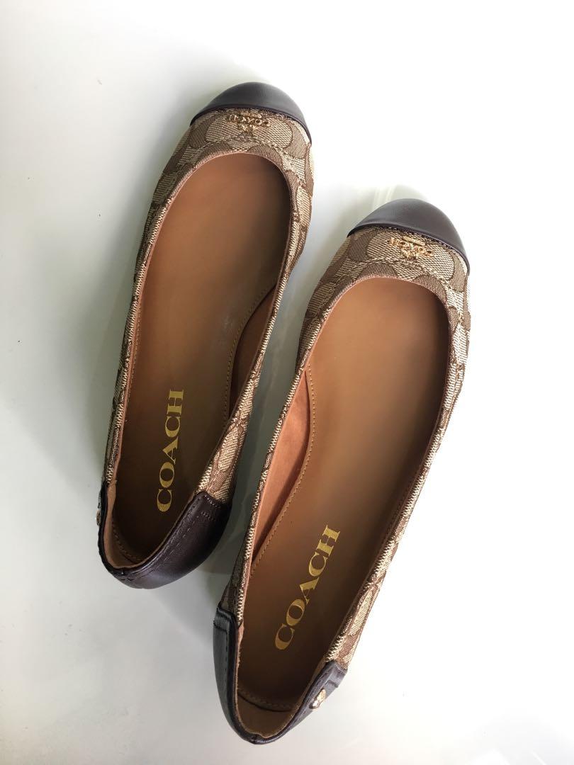 coach chelsea flat shoes