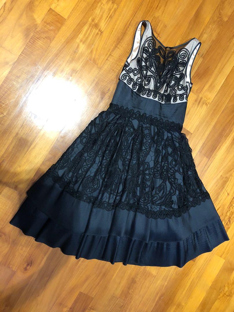 coast black cocktail dress