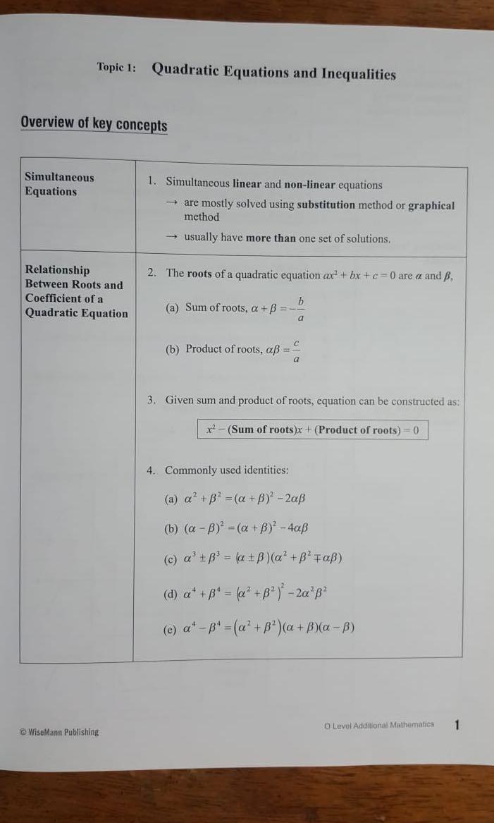 Comprehensive guide to additional mathematics o level syllabus