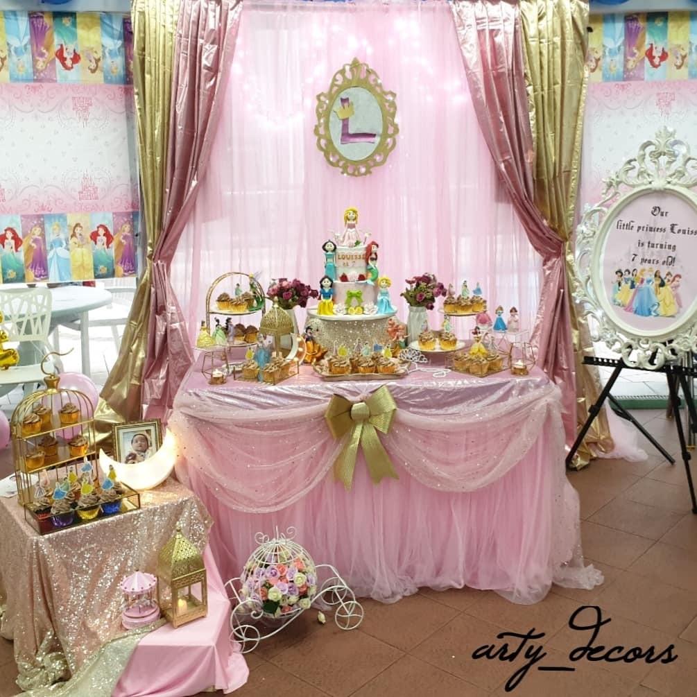 Disney Princess Frozen Bossbaby Babyshark Mermaid Dessert Table Styling Lifestyle Services Event Party Services On Carousell