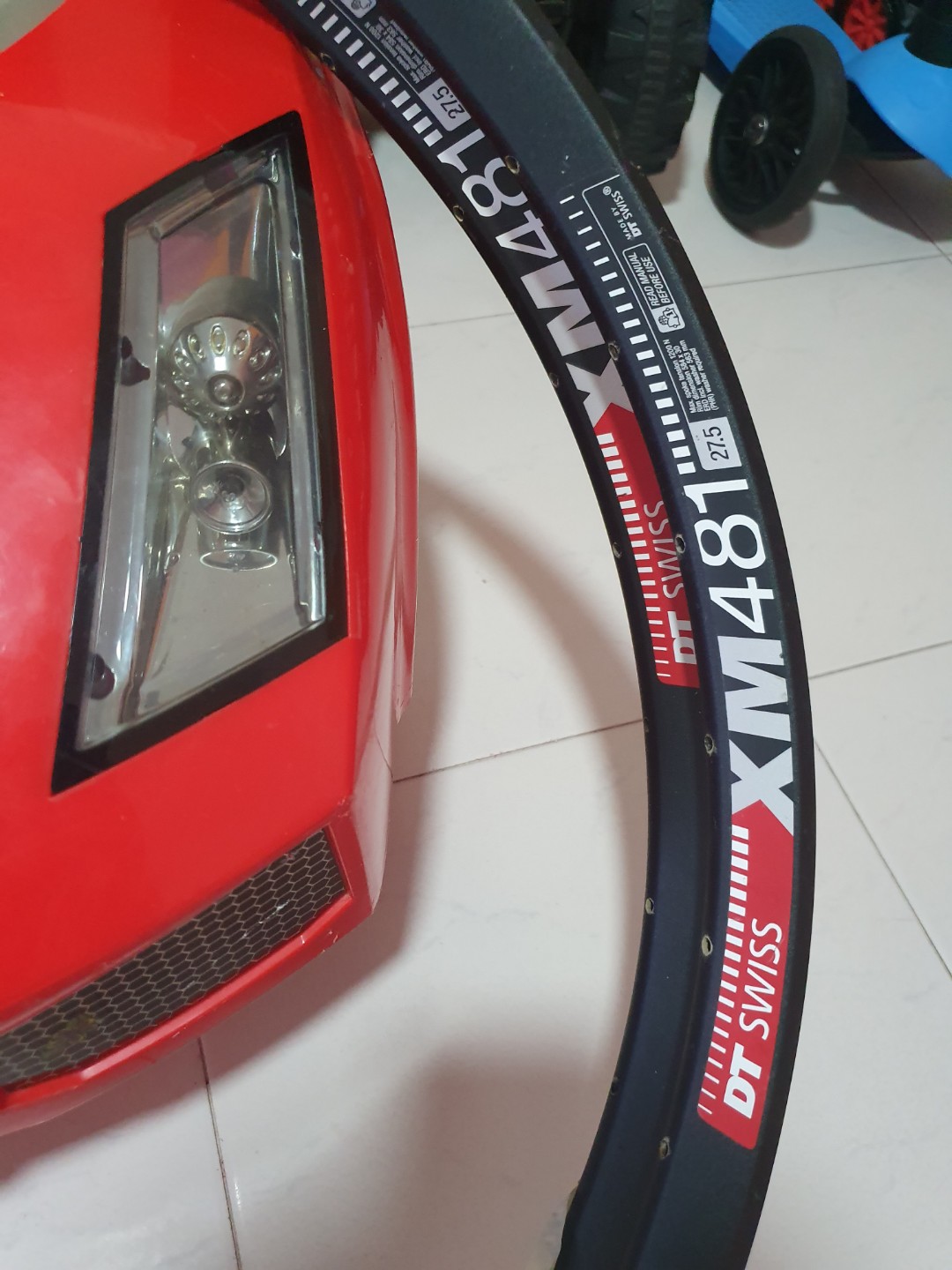 dt swiss xm 481 27.5 rims, spokes \u0026 nipples, Sports Equipment, Bicycles \u0026  Parts, Bicycles on Carousell