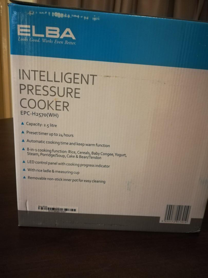 Elba Intelligent Pressure Cooker, TV & Home Appliances, Kitchen