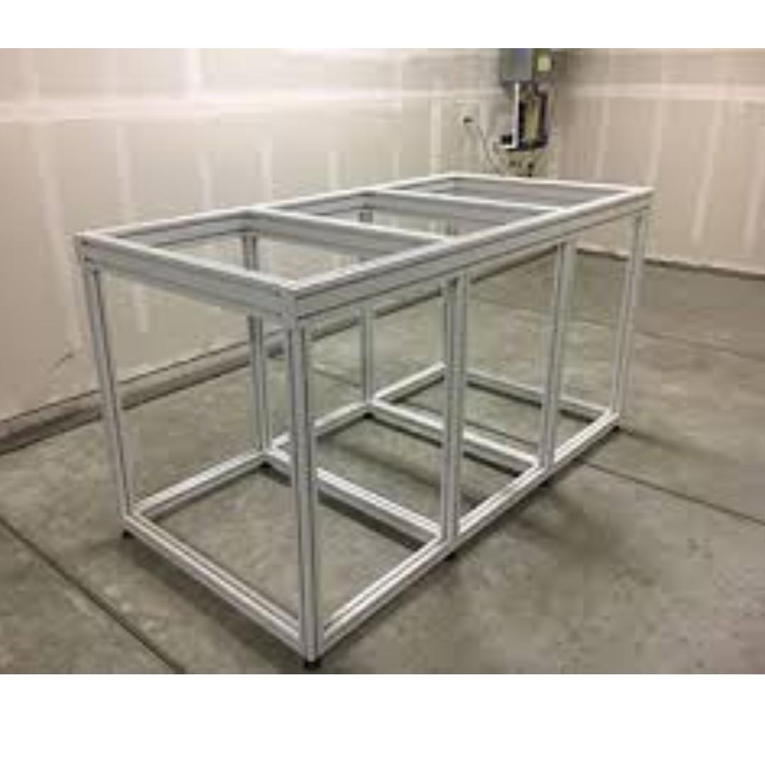 Fish Tank Aquarium Storage Stand Sea Salt Water Aluminium Profile Structure Project For Commercial Industrial Design Build Design Craft Craft Supplies Tools On Carousell