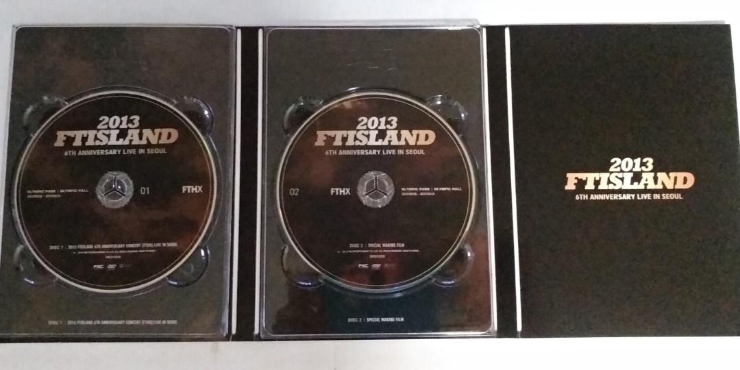 FTISLAND 2013 6th Anniversary Live In Seoul 2DVDs (Korea Edition)