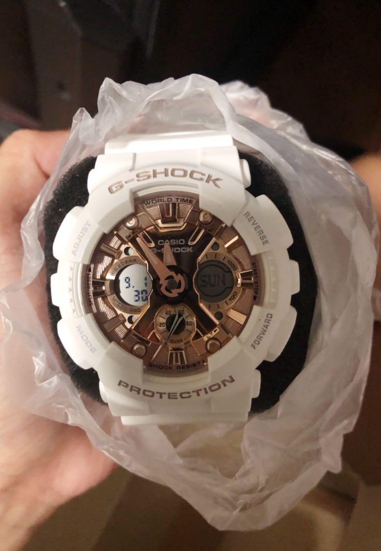 G shock white rose gold shop