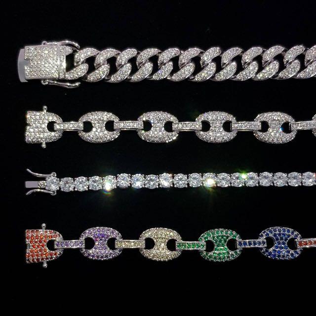 Mens gucci link sale bracelet