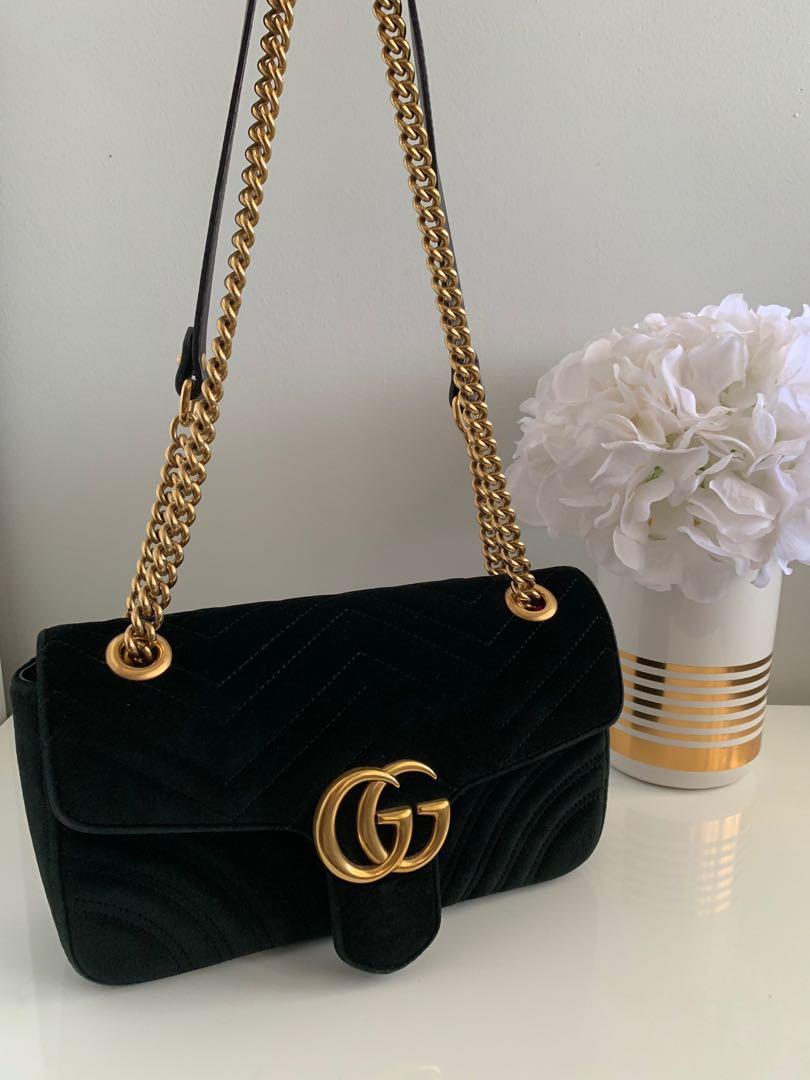 Gg marmont velvet discount