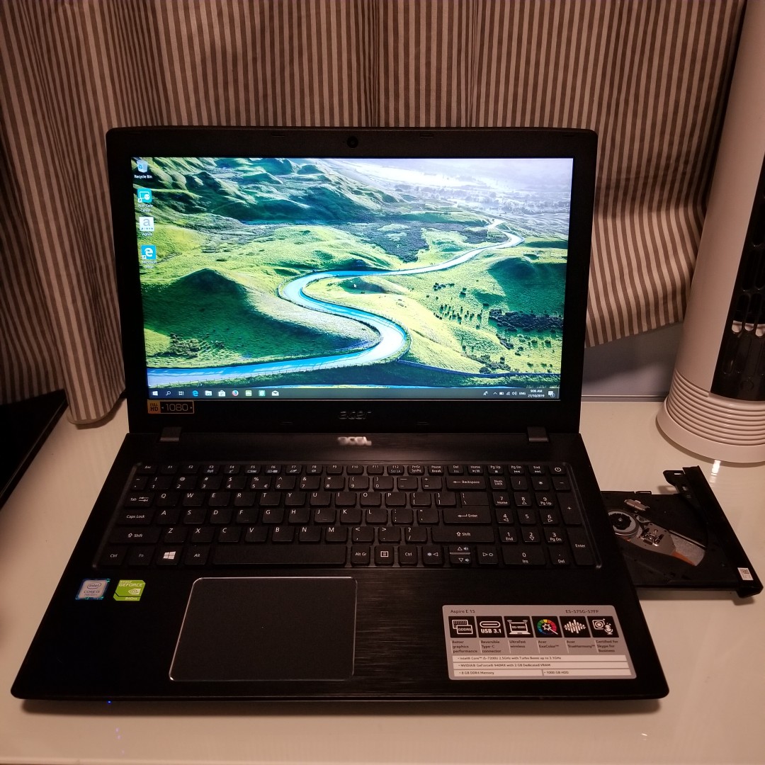 Écran LCD LED 15,6" Pour PC Portable ACER E5-575G-390K - Full HD 1920x1080, Compatible, Garantie 1 An