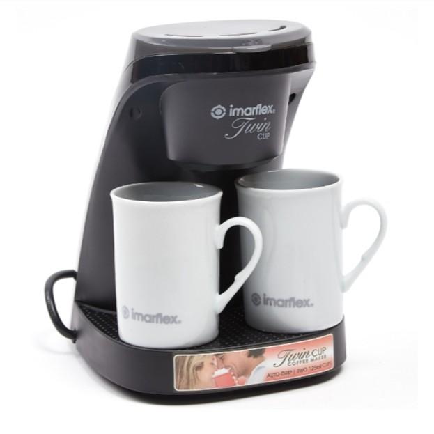 Imarflex Twin Cup Coffee Maker, TV & Home Appliances, Kitchen