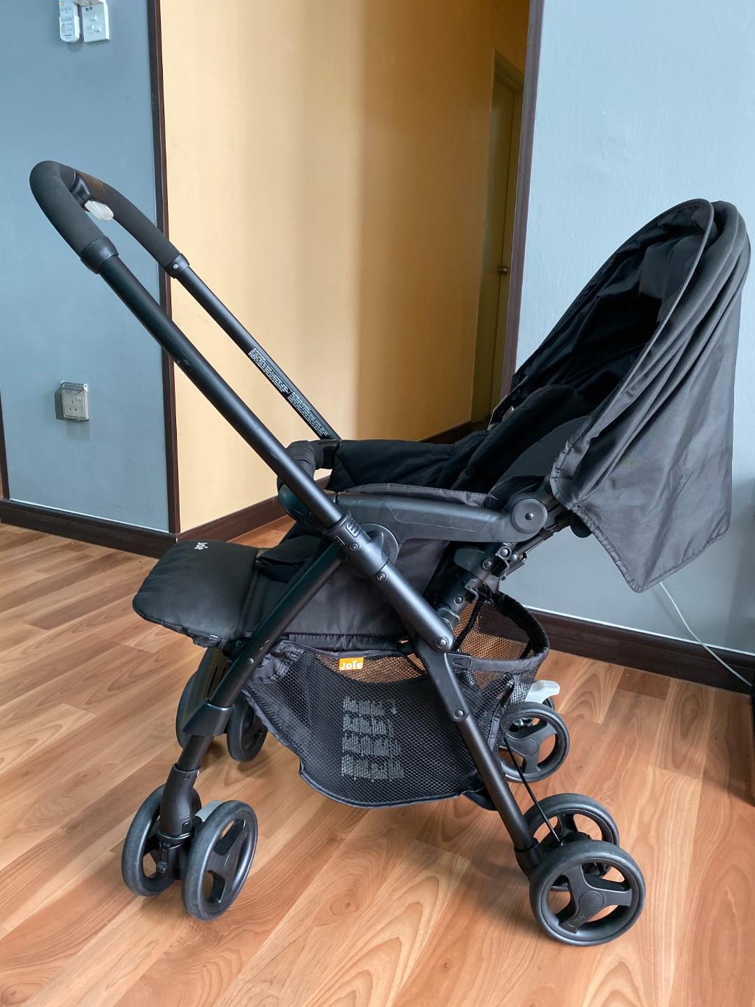 Joie Mirus 2 Way Facing Stroller Black Babies Kids Going Out