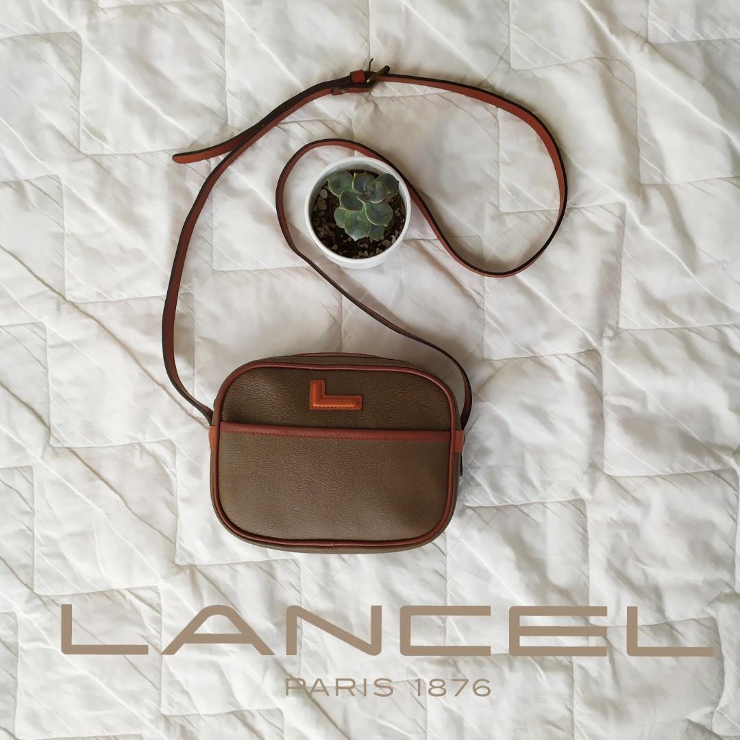 Lancel sling shop bag