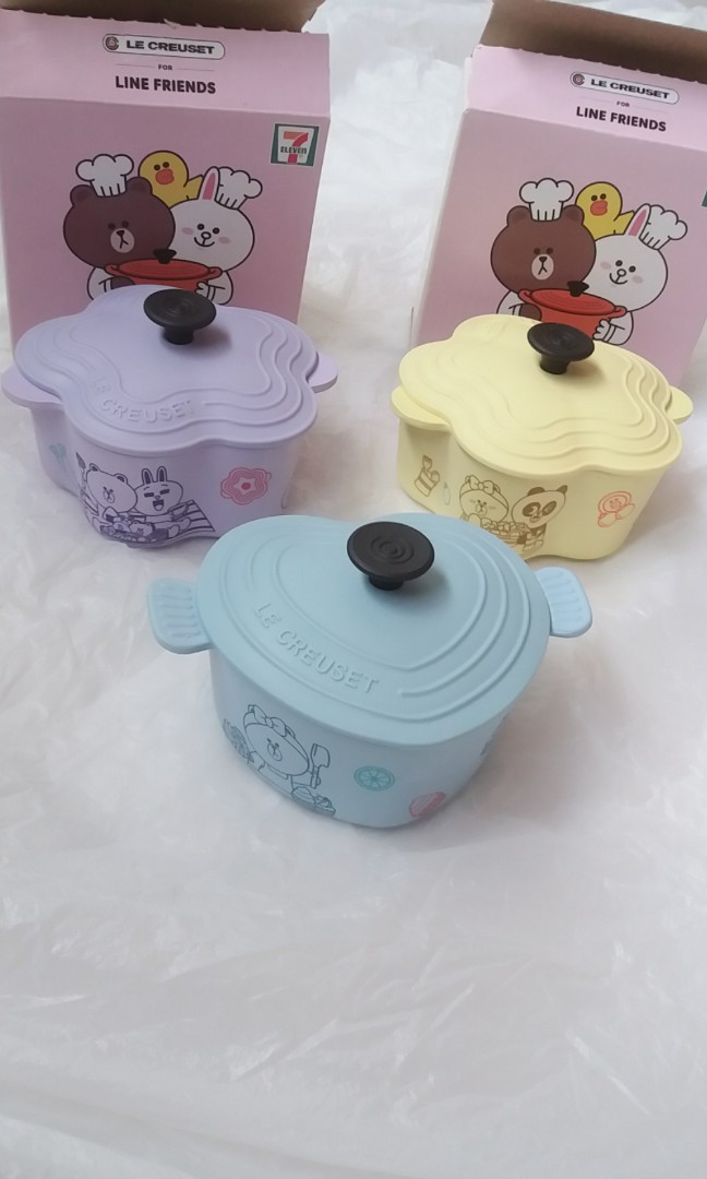 LE Creuset x Line Friends containers, Furniture & Home Living