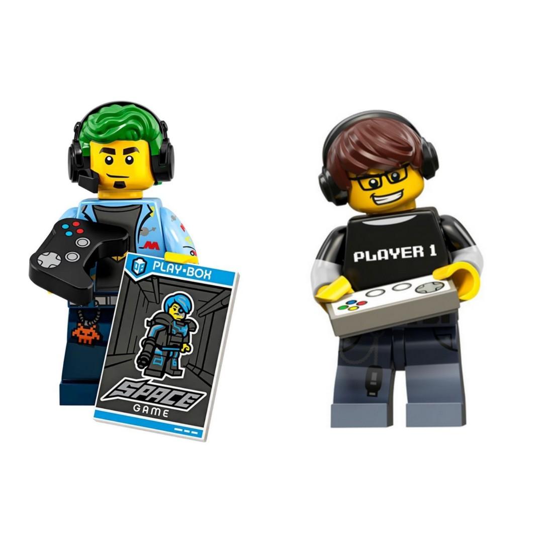 Lego gamer minifigure top