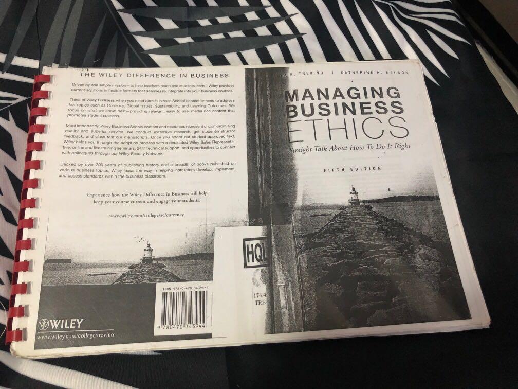 Managing Business Ethics Fifth Edition Books Stationery