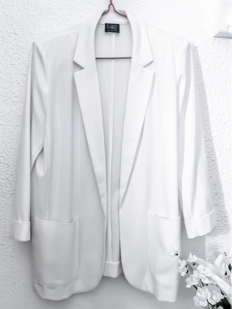 Marks and spencer clearance white blazer