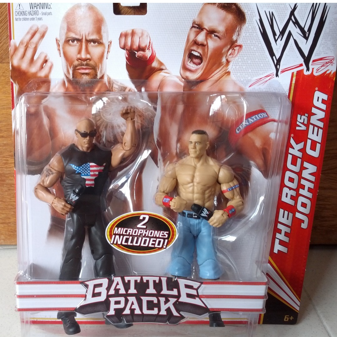 Mattel WWE Basic Figure Two-Packs Series 15 John Cena vs. The Rock