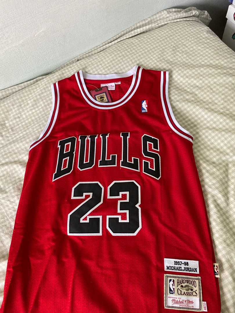 Mitchell & Ness Authentic 1995-96 Gold Chicago Bulls Michael Jordan Je -  SoleFly