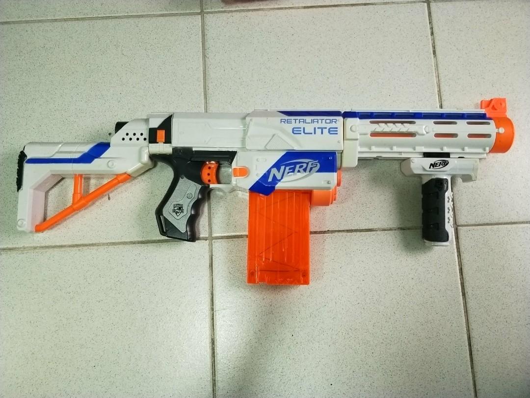 Nerf elite Retaliator, Hobbies & Toys, Toys & Games on Carousell