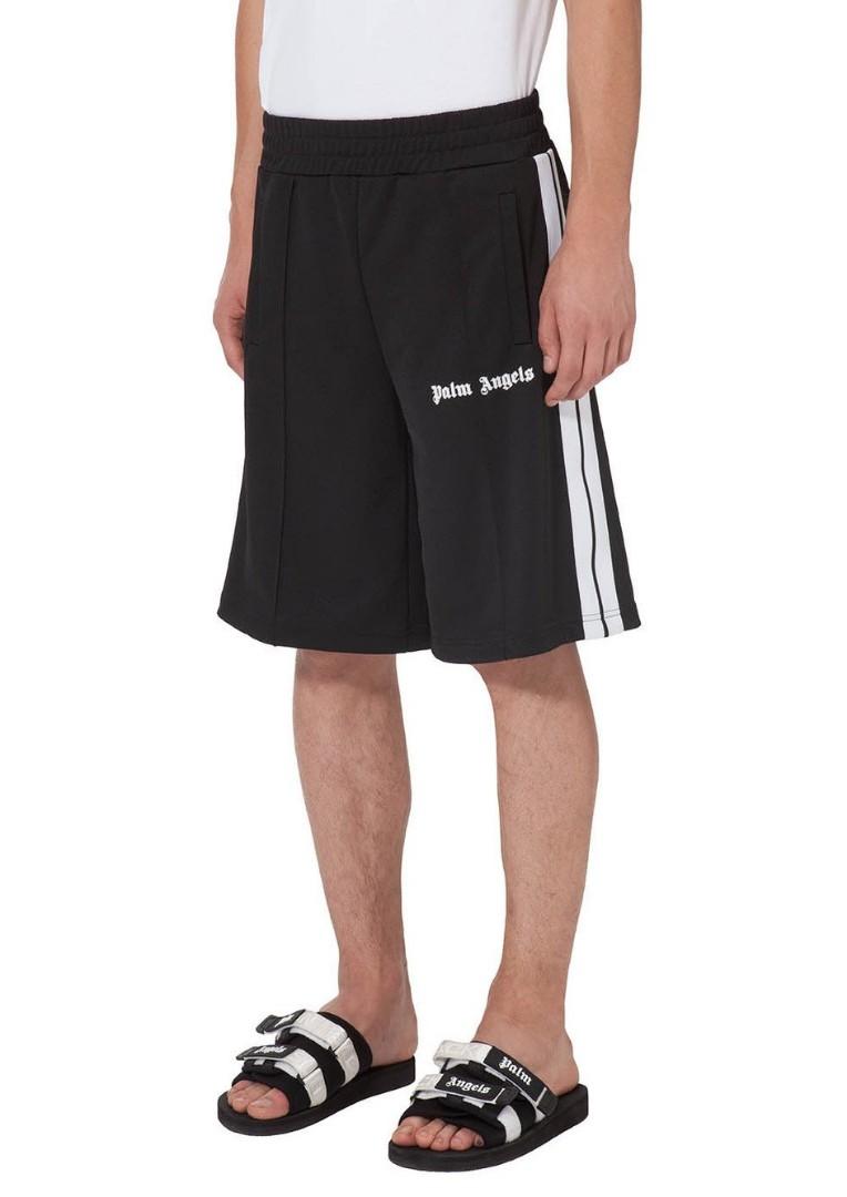 palm angels black shorts