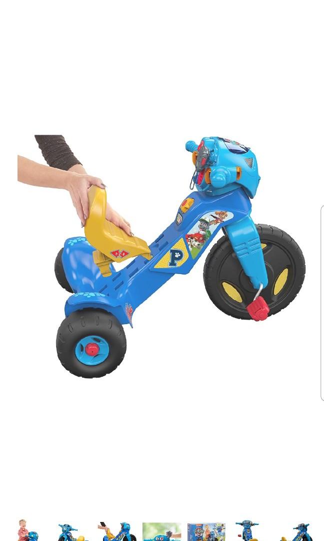 nickelodeon paw patrol lights & sounds trike