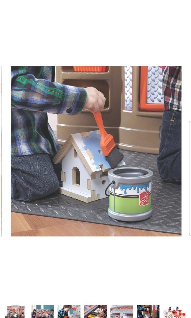 Rare Step2 Big Builders Pro Workshop Tool Shop Carpenter Workman