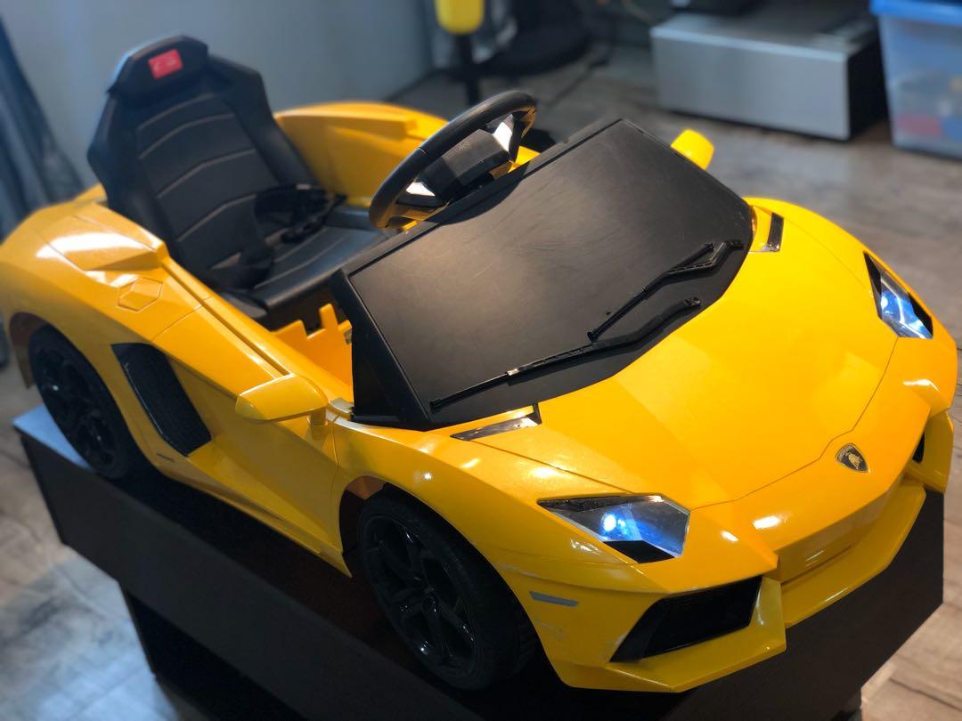 RASTAR Lamborghini Aventador kids toddlers battery operated car with