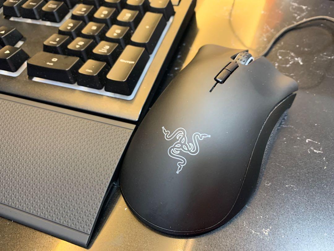 Razer DeathAdder Chroma and Corsair Gaming Keyboard, Computers & Tech, Parts & Accessories