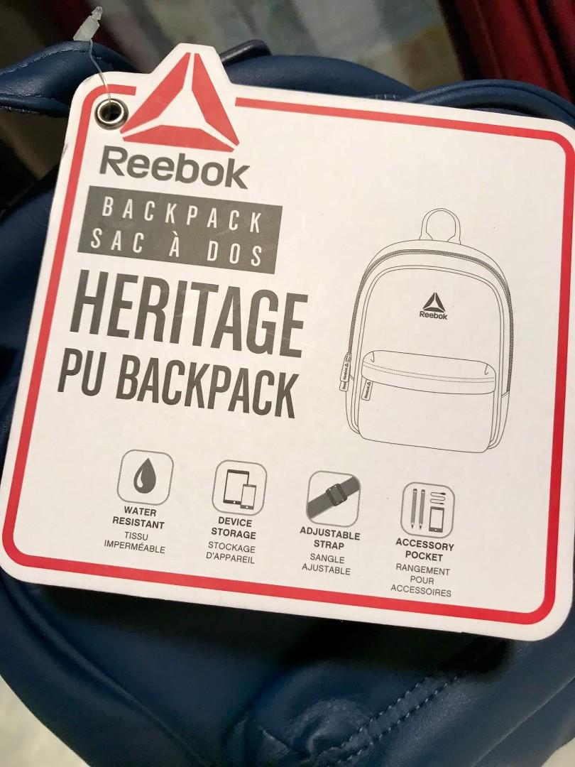 reebok heritage pu backpack